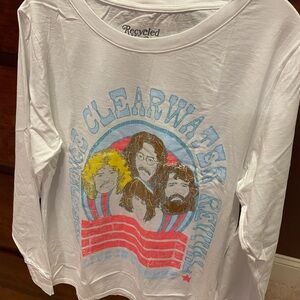 Recycled Karma White Graphic Tee